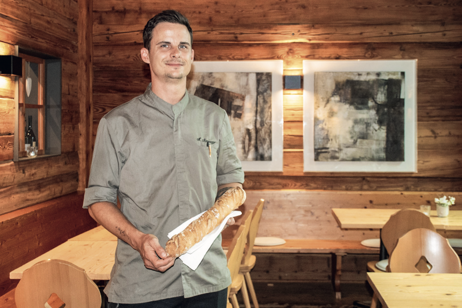 Marco Aemisegger celebra il pane biologico della Panetteria Kast